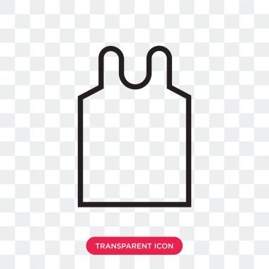 saydam arka plan üzerinde bot izole alt gömlek vektör simgesi