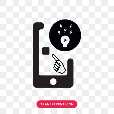 Vektör simgesi üzerinde şeffaf arka plan izole çalışma, çalışma 