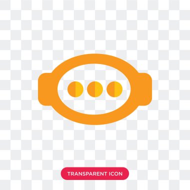 Saydam arka plan üzerinde Mala izole Malai köfte vektör simgesi