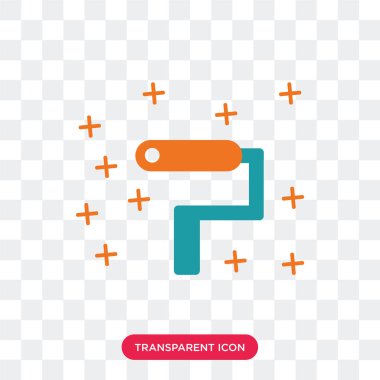 Saydam arka plan üzerinde silindir lo izole silindir vektör simgesi