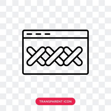 Saydam arka plan üzerinde tarayıcı logo tasarımı izole tarayıcı vektör simgesi