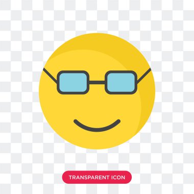 Saydam arka plan üzerinde inek izole inek gülümseme vektör simgesi 