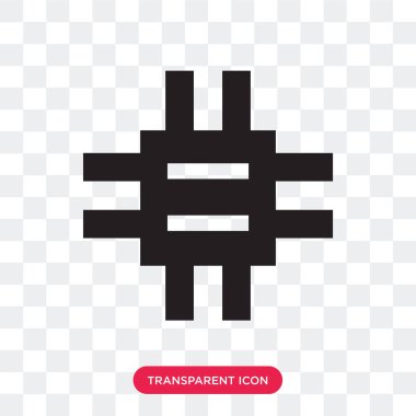 Saydam arka plan üzerinde Cpu logo des izole Cpu vektör simgesi