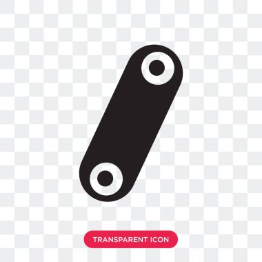 Curling saç vektör simge Cur şeffaf arka plan üzerinde izole