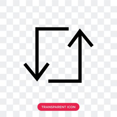 Saydam arka plan üzerinde güncelleştirme lo izole update vektör simgesi