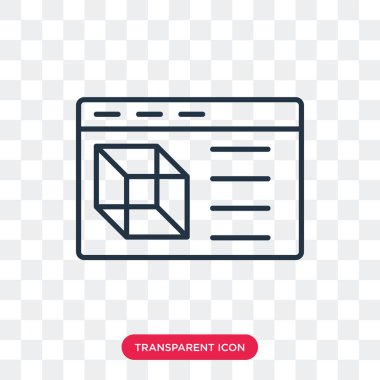 Saydam arka plan üzerinde prototip logo tasarımı izole prototip vektör simgesi