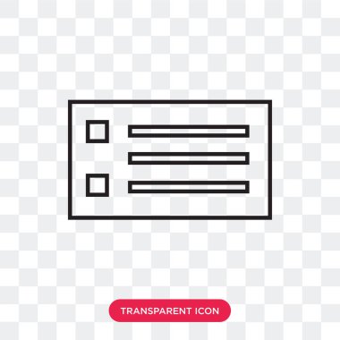 saydam arka plan üzerinde visitc izole visitcard vektör simgesi