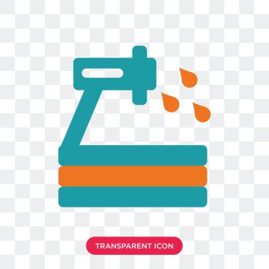 Hortum şeffaf arka plan üzerinde hortum logosu d izole simge vektör