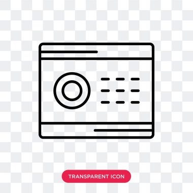 Saydam arka plan üzerinde Bitcoin logo tasarımı izole Bitcoin vektör simgesi