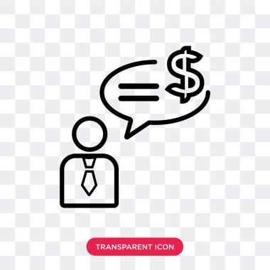 Saydam arka plan üzerinde ön izole sunu vektör simgesi