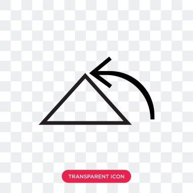 Saydam arka plan üzerinde izole dolambaçlı vektör simge yuvarlak