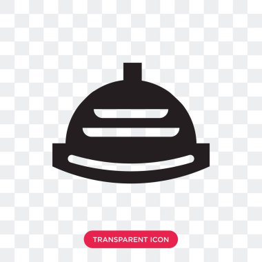 Saydam arka plan üzerinde kask lo izole kask vektör simgesi