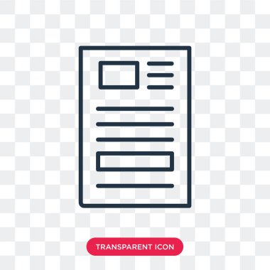 Saydam arka plan üzerinde haber logo tasarımı izole haber vektör simgesi