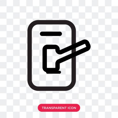 Saydam arka plan üzerinde gece izole COP vektör simgesi