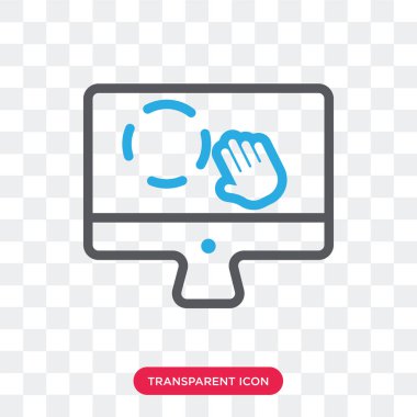 Saydam arka plan üzerinde akıllı izole Smartphone vektör simgesi