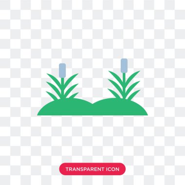 Saydam arka plan üzerinde göl logosu d izole göl vektör simgesi