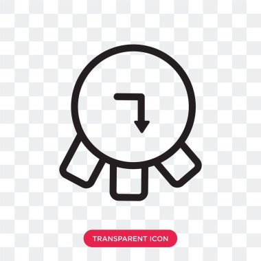 Saydam arka plan üzerinde varil lo izole varil vektör simgesi