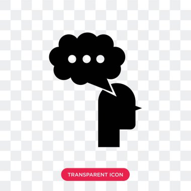 Saydam arka plan üzerinde raporlarınızı izole tartışma vektör simgesi