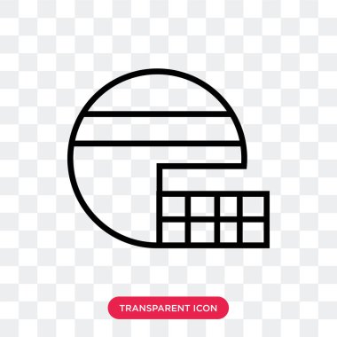 Amerikan futbol kask vektör simgesi üzerinde şeffaf bac izole