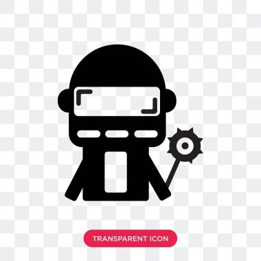 Saydam arka plan üzerinde pense logo izole pense vektör simgesi