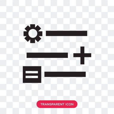 Saydam arka plan üzerinde Mechan izole mekanizması vektör simgesi