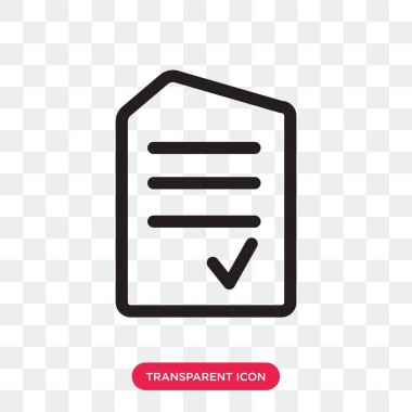 Saydam arka plan üzerinde oy lo izole oy vektör simgesi