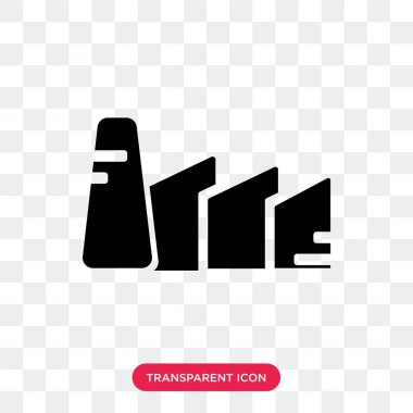 Saydam arka plan üzerinde Protr izole iletki vektör simgesi