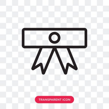 Saydam arka plan üzerinde Diploma izole diploma vektör simgesi 