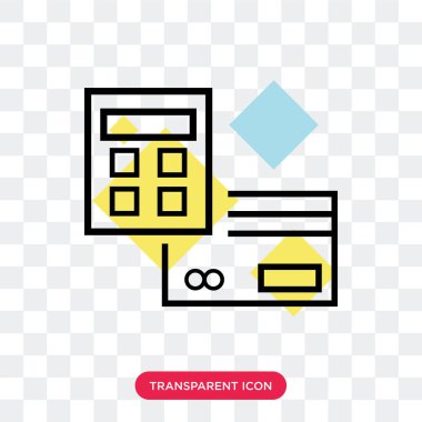 Turistik hizmet vektör simgesi üzerinde şeffaf arka plan izole,