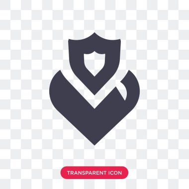 Saydam arka plan üzerinde Heal izole sağlık vektör simgesi