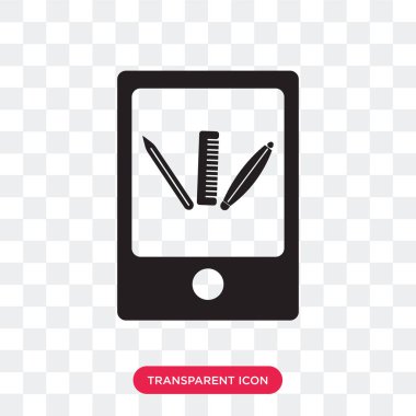 Vektör simgesi üzerinde şeffaf arka plan izole öğrenme, Learnin