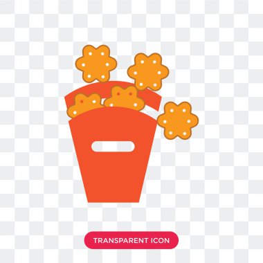 Soğan halkaları şeffaf arka plan üzerinde Onio izole simge vektör