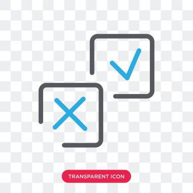 Saydam arka plan üzerinde kabul et lo izole vektör simgesi kabul