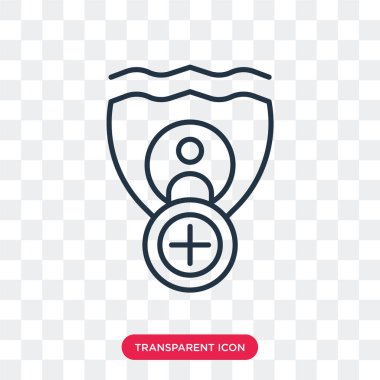 Saydam arka plan üzerinde kalkan logo tasarımı izole kalkan vektör simgesi