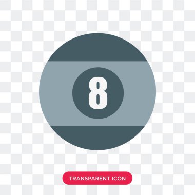 Saydam arka plan üzerinde havuzu b izole havuzu top vektör simgesi