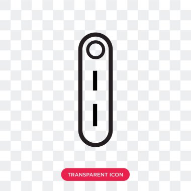 Saydam arka plan üzerinde anahtarı lo izole vektör simge geçiş