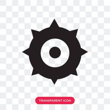 Saydam arka plan üzerinde kaynakçı lo izole kaynakçı vektör simgesi