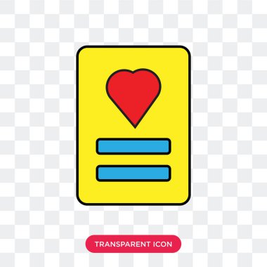 Düğün davetiyesi vektör simgesi üzerinde şeffaf adam izole