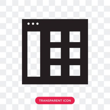 Saydam arka plan üzerinde tarayıcı izole tarayıcı vektör simgesi 