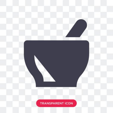 Saydam arka plan üzerinde harç lo izole harç vektör simgesi