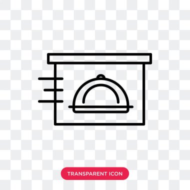 Vektör simgesi üzerinde şeffaf arka plan izole götürün, logo tasarımı götürün