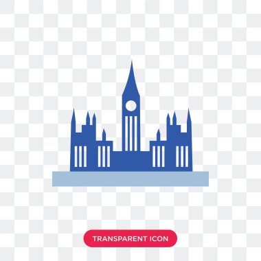 Saydam arka plan üzerinde Londra lo izole Londra vektör simgesi