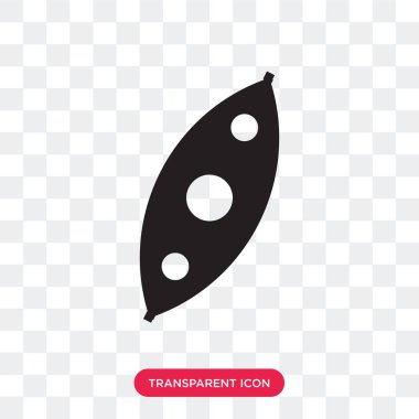 Amerikan futbolu vektör simgesi üzerinde şeffaf arka plan izole