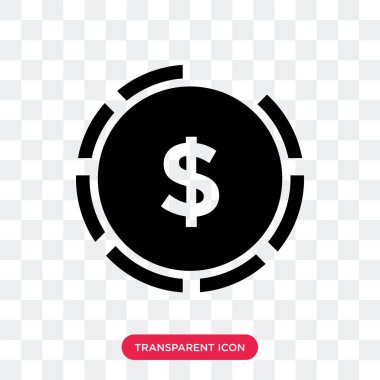 Saydam arka plan üzerinde pasta ch izole pasta grafiği vektör simgesi