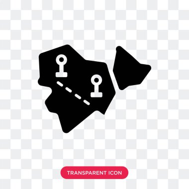 Saydam arka plan üzerinde Afrika lo izole Afrika vektör simgesi