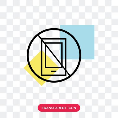 Saydam arka plan üzerinde M izole mobil ödeme vektör simgesi