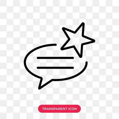 Saydam arka plan üzerinde Test izole bonservis vektör simgesi