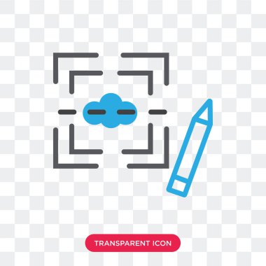 Saydam arka plan üzerinde grafik izole grafik de vektör simgesi