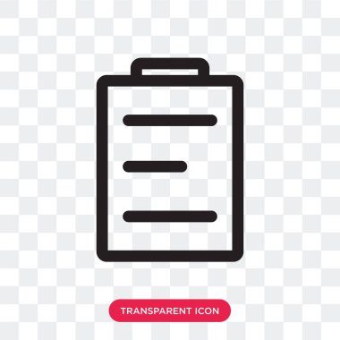 Saydam arka plan üzerinde Calenda izole takvim vektör simgesi