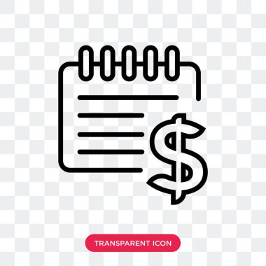 Saydam arka plan üzerinde Calenda izole takvim vektör simgesi